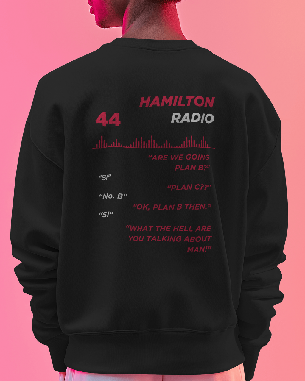 Lewis Hamilton “Plan A, Plan B, Si” - Unisex Premium Sweatshirt